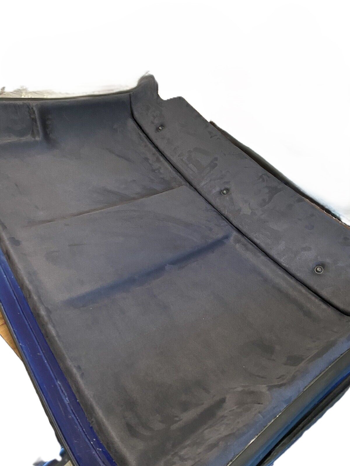 Charcoal Headlining 3mm Foam/Scrim Backed Stretch Spandex Suede
