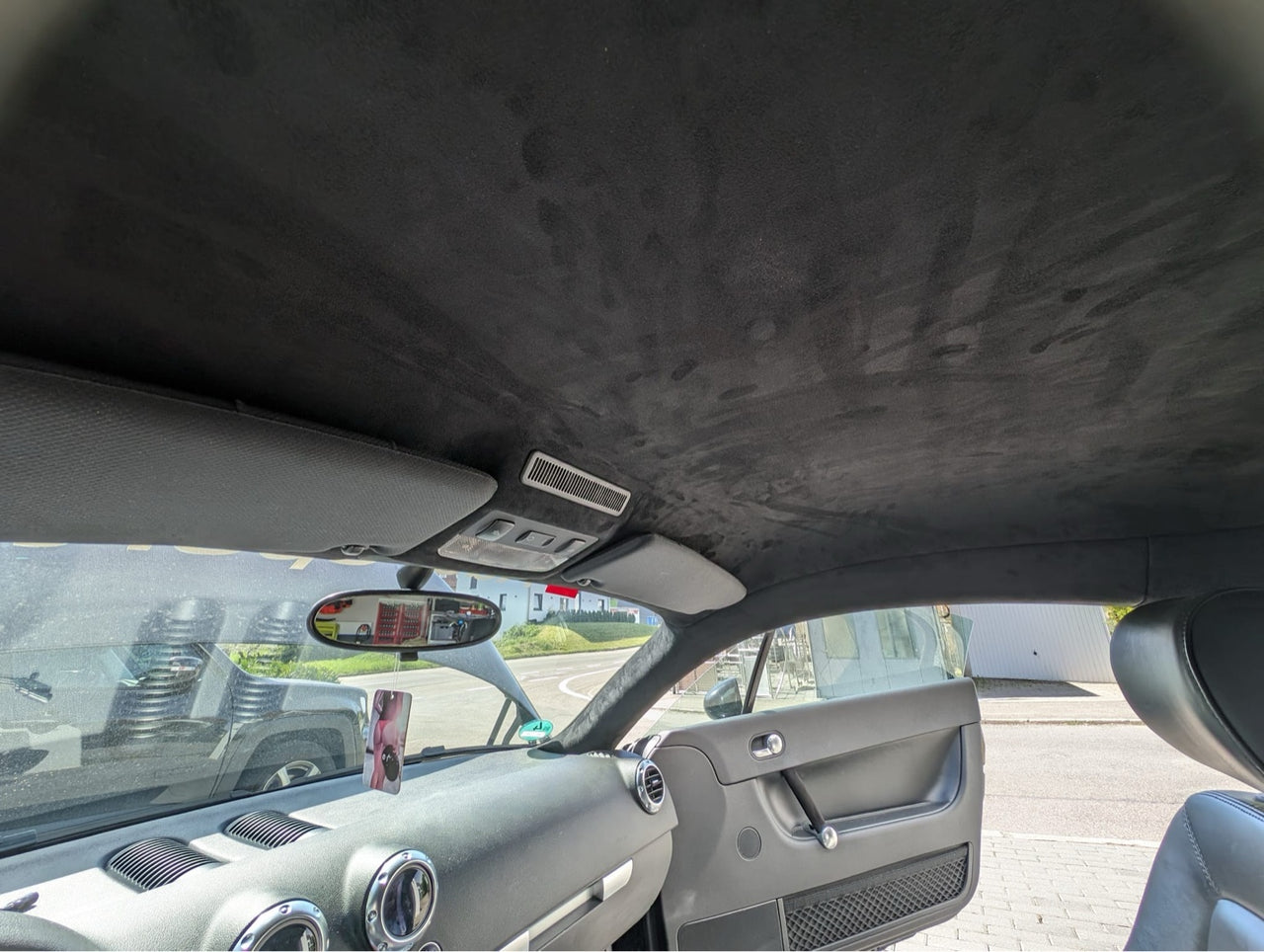 Black - Headlining Stretch Spandex Suede: Car Headliner, Interior Trim
