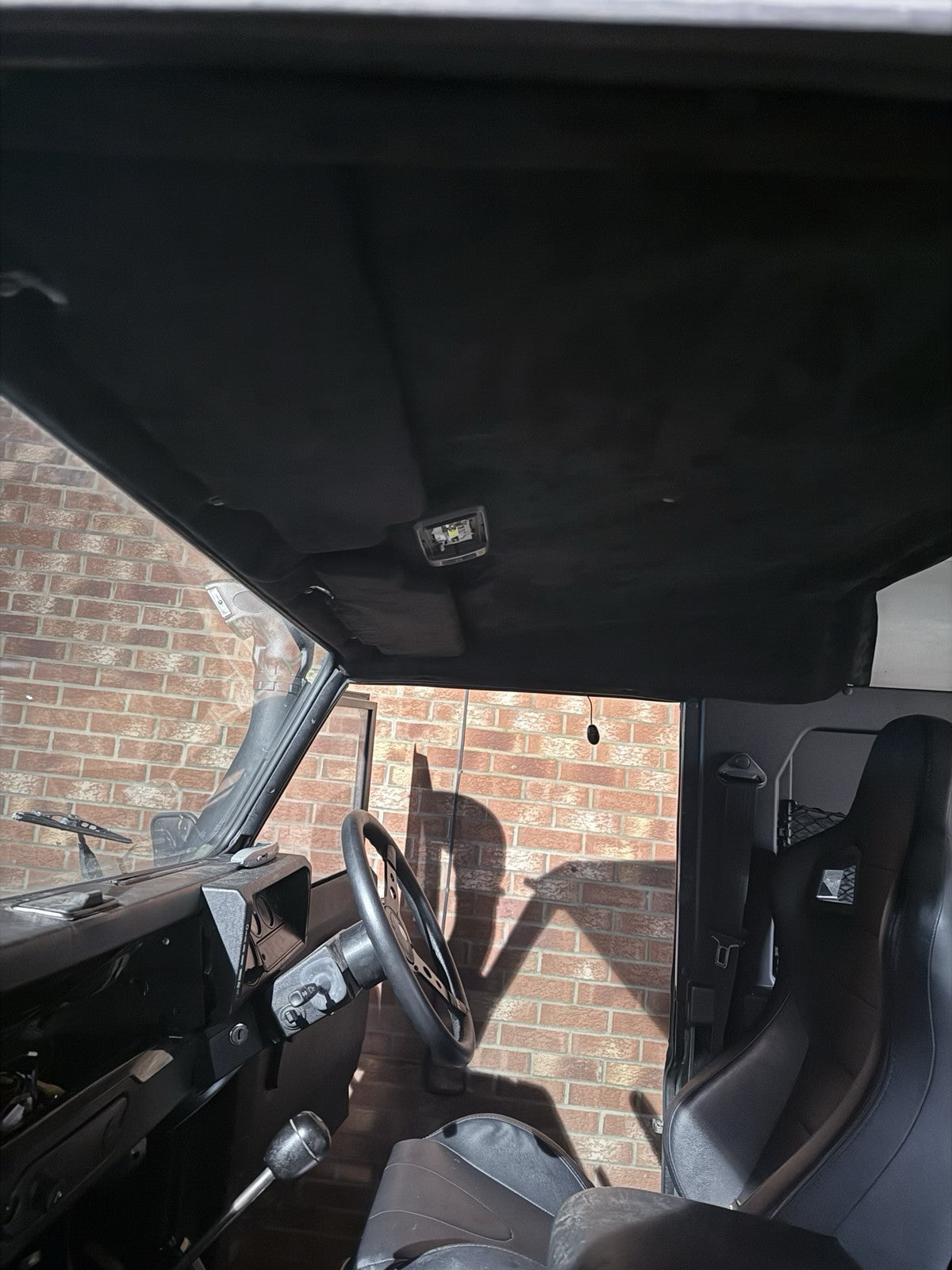 Defender 90 Front Cabin Headlining Retrim