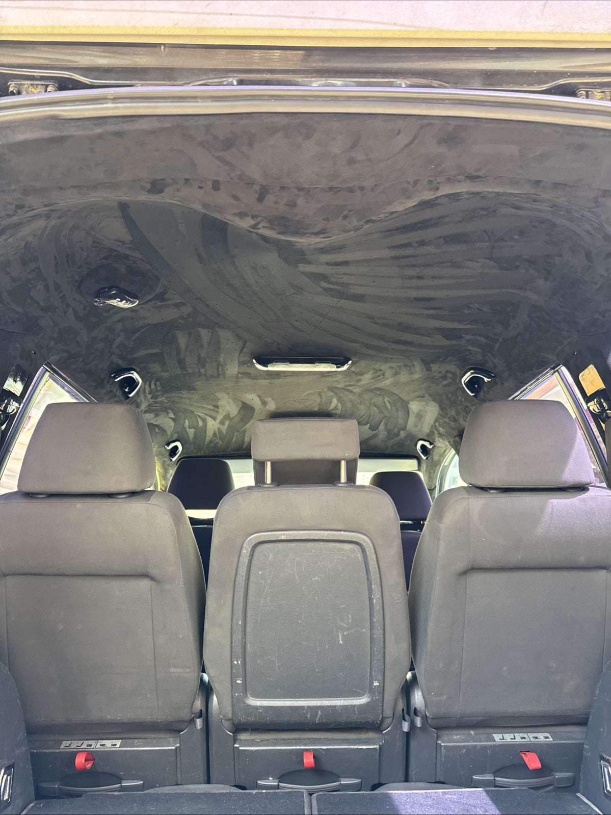 VW Touran Headlining Black Stretch Suede
