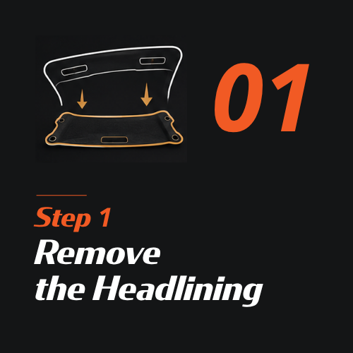 Step 1: Remove headlining