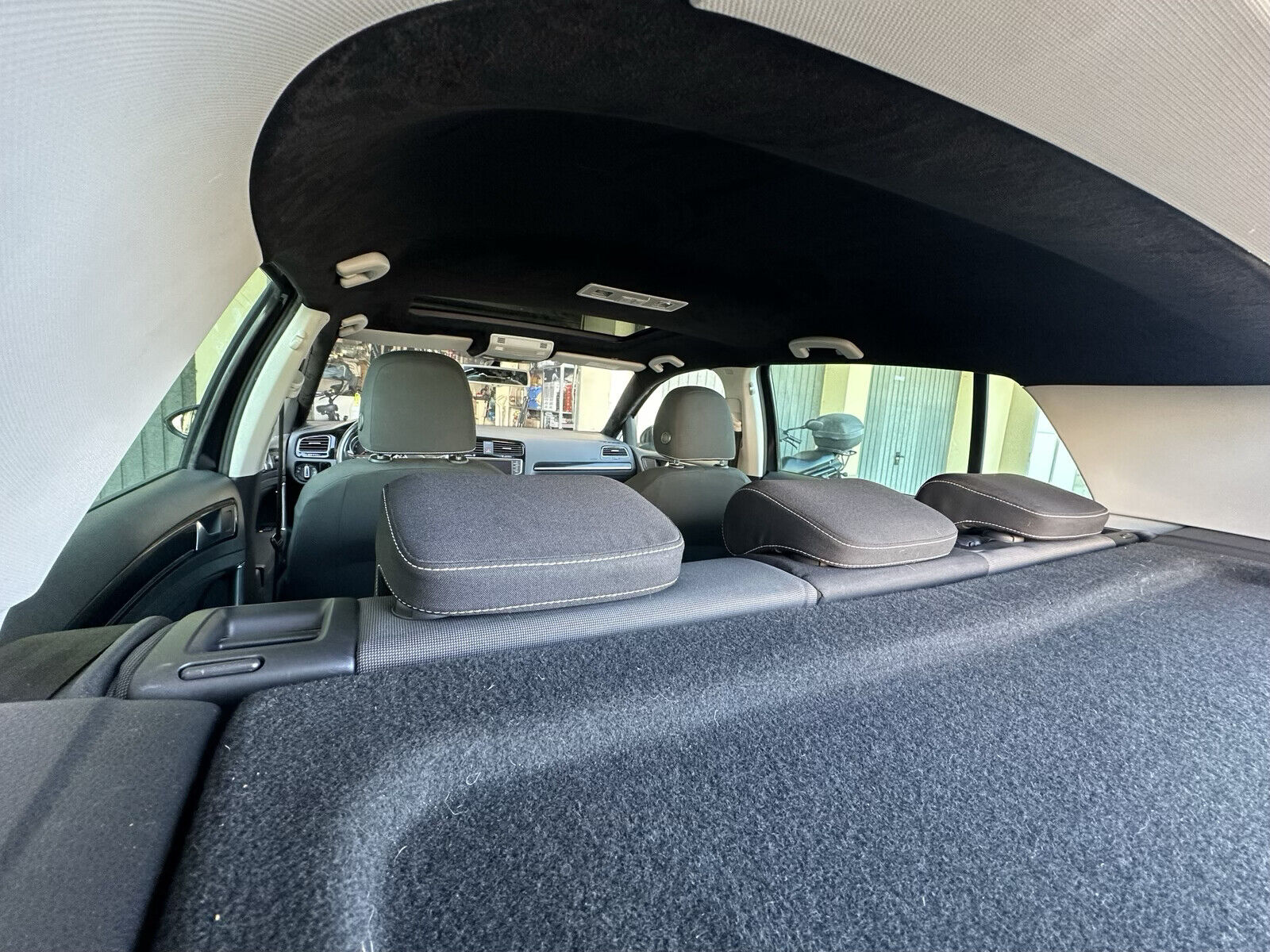 Wildleder Dachhimmel Auto - 5m Stretch Material, 150cm Breit, Schwarz