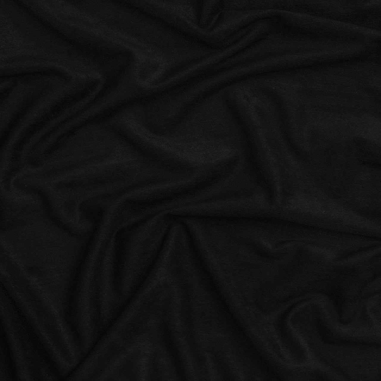 Black Headlining 3mm Foam/Scrim Backed Stretch Spandex Suede