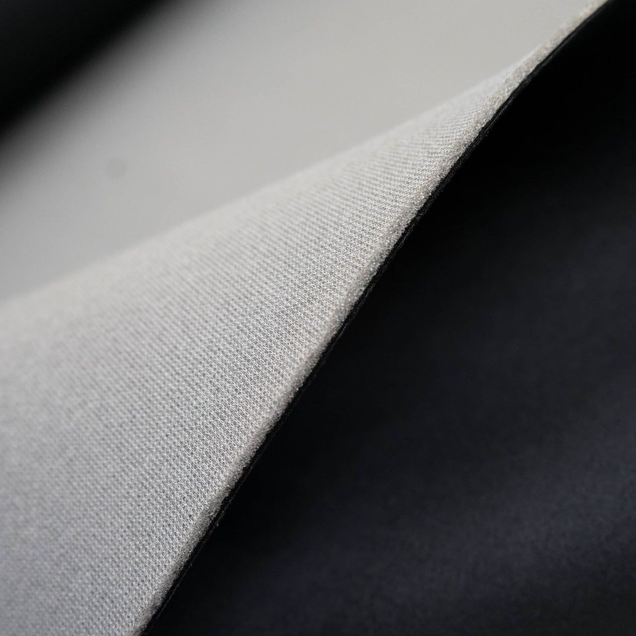 Charcoal Headlining 3mm Foam/Scrim Backed Stretch Spandex Suede