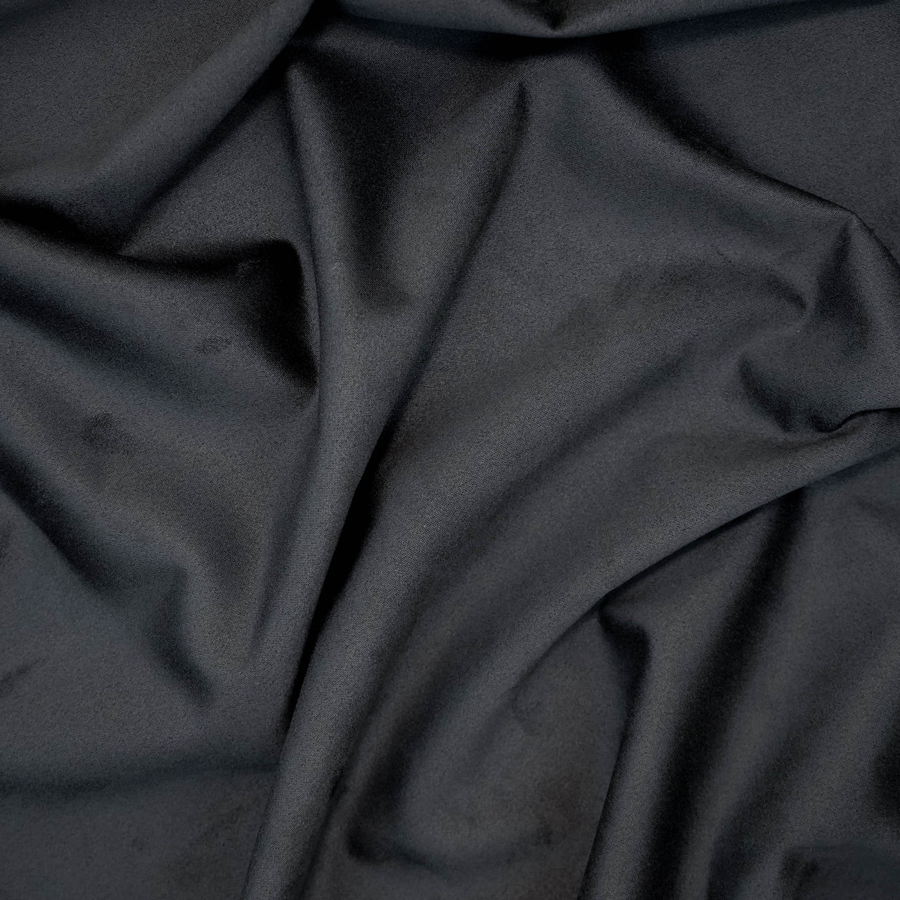 Charcoal Headlining 3mm Foam/Scrim Backed Stretch Spandex Suede